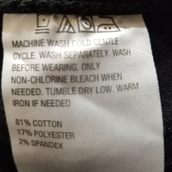 NWOT's-Motto Womens Black High Rise Skinny Stretch Jeans 5 Pockets Size 16W (36) - Picture 7 of 9